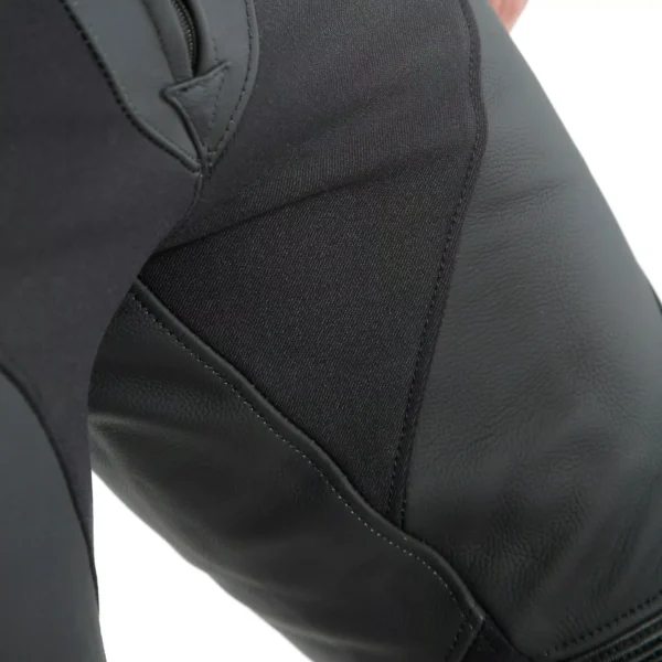 Dainese Pony 3 Leather Trousers (Matt Black)