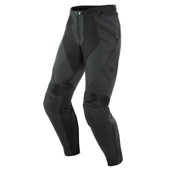 Dainese Pony 3 Leather Trousers (Matt Black)