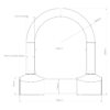 Oxford D Lock Alarm (200x196mm)
