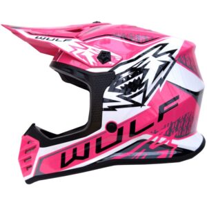 Wulfsport Air-X Cub Helmet (Pink) - Mitchells Motorcycles