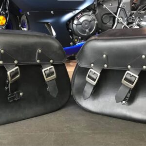 [PRE-OWNED] Genuine Triumph Leather Panniers Rocket 3 - Mitchells Motorcycles
