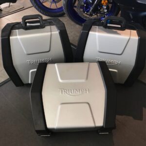 Triumph Explorer 3pc Luggage Topbox and Panniers - Mitchells Motorcycles