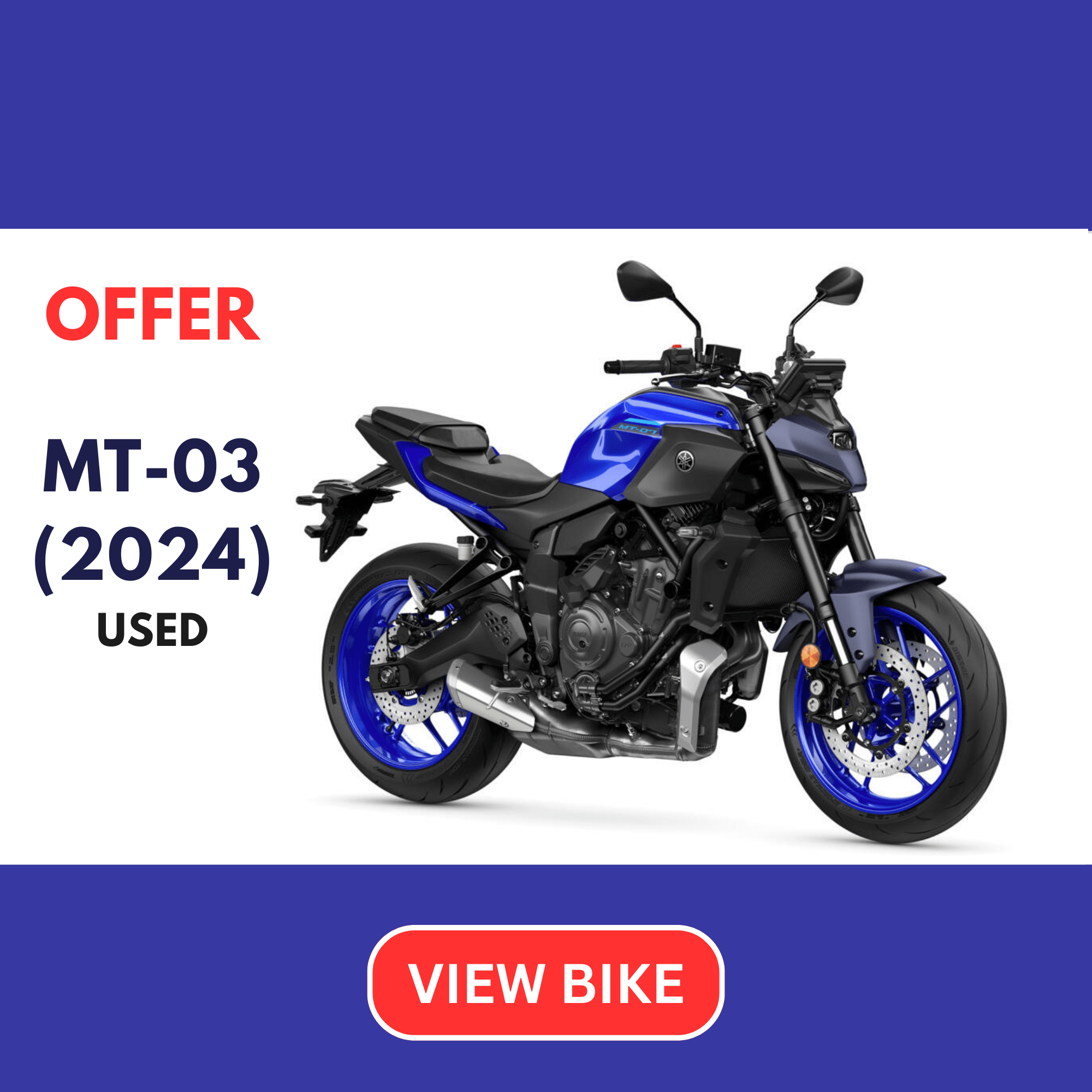 MT-03 Offer - Mitchells Motorcycles
