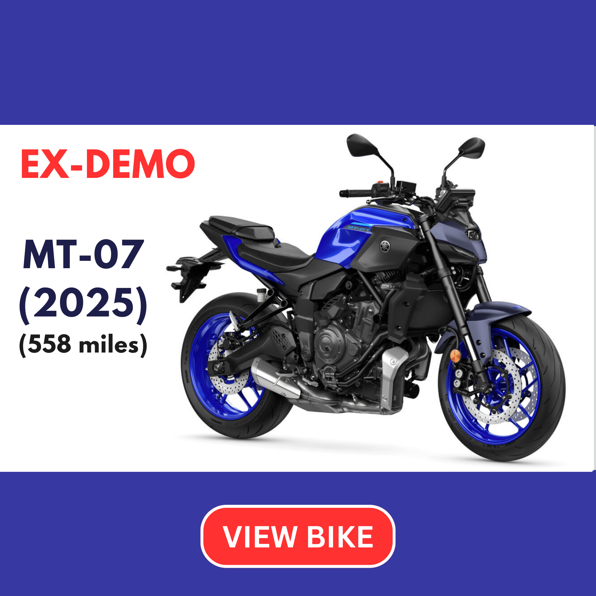 MT-07 Ex-Demo - Mitchells Motorcycles