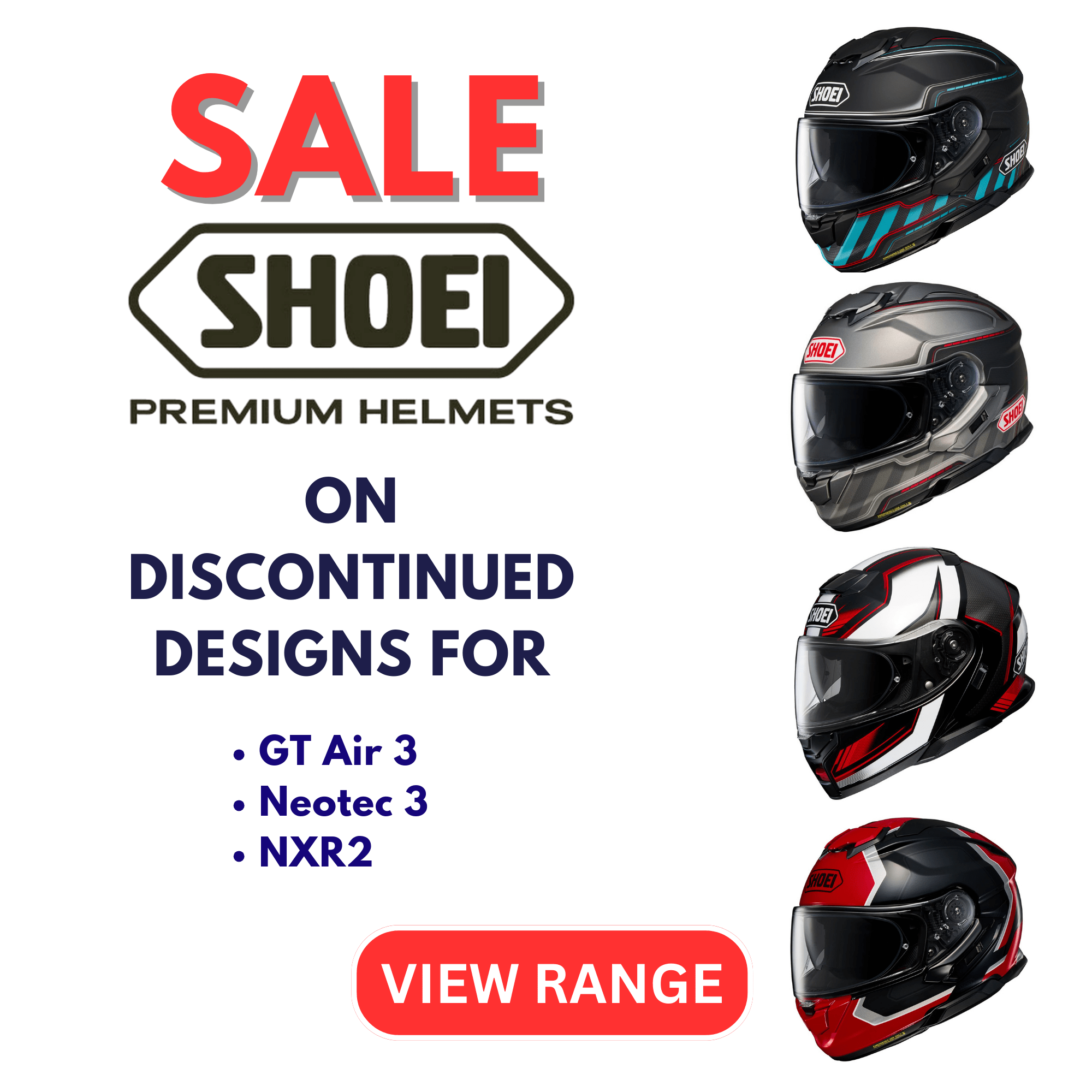 Shoei SALE - Mitchells Motorcycles