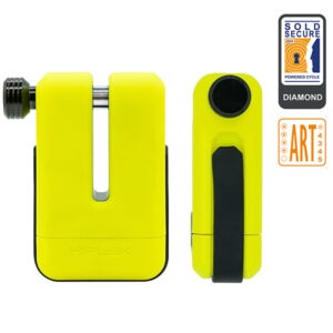Hiplok Anti-Angle Grinder MD1000 Disc Lock (Fluor) - Mitchells Motorcycles