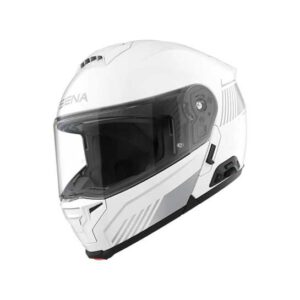 Sena Specter Smart Flip Helmet (White) - Mitchells Motorcycles