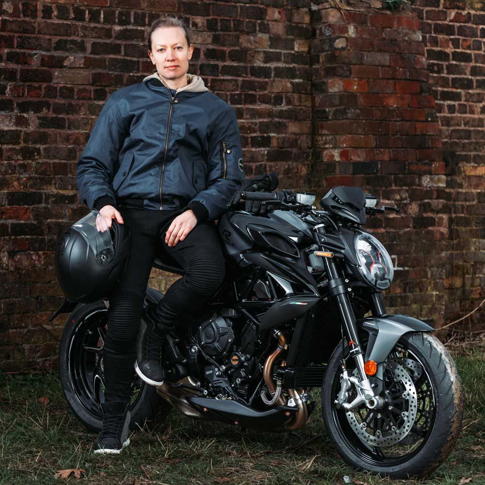 Spada Airforce 1 Waterproof Jacket (Blue) - Mitchells Motorcycles